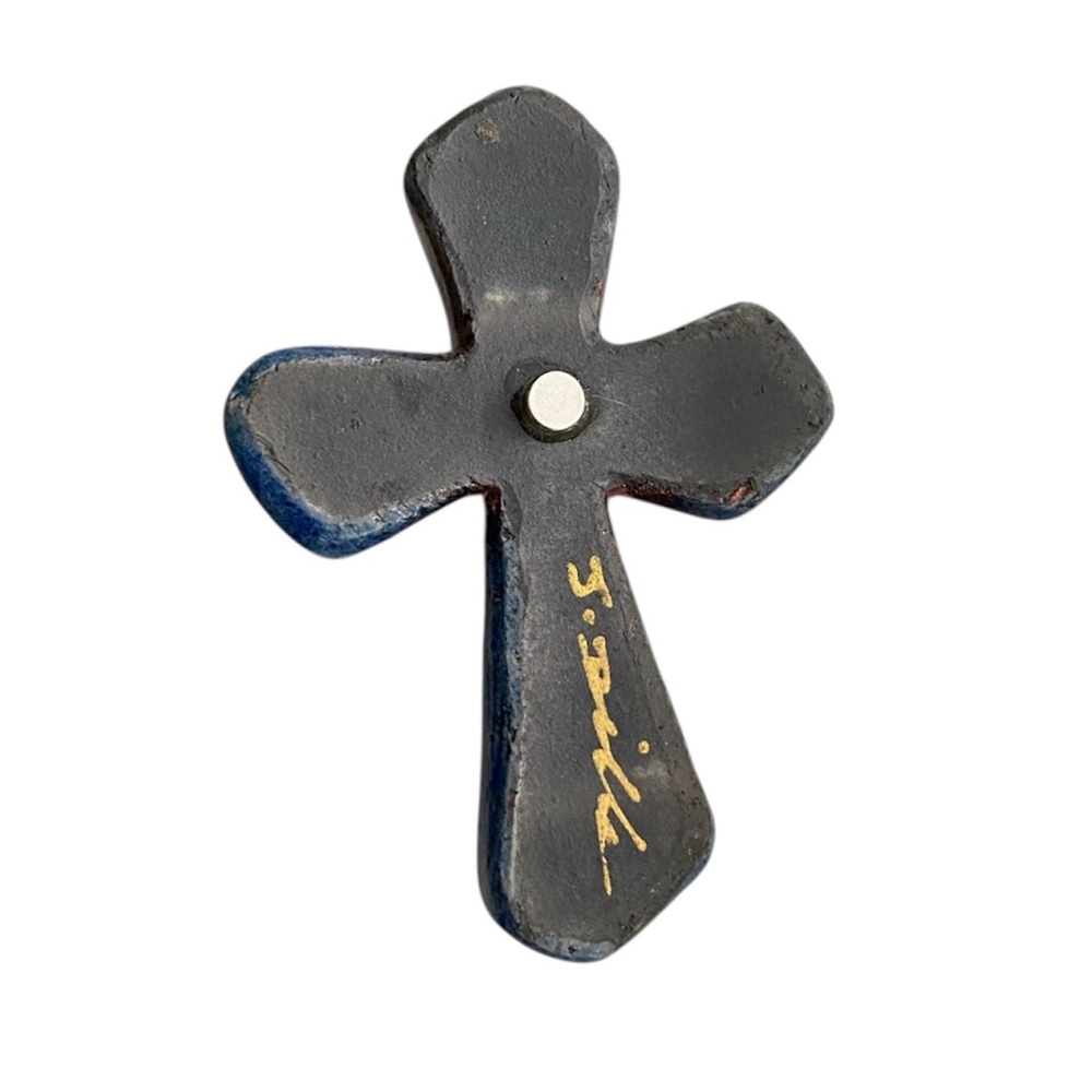 Cross Magnet Turquoise - Picture 2 of 3
